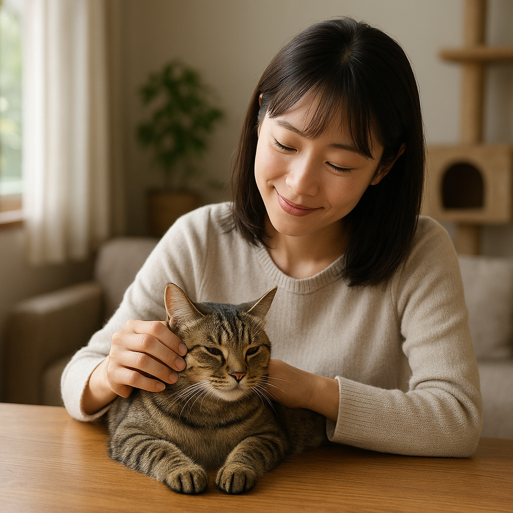 人と猫が自然に寄り添える「居心地のいい場所」です