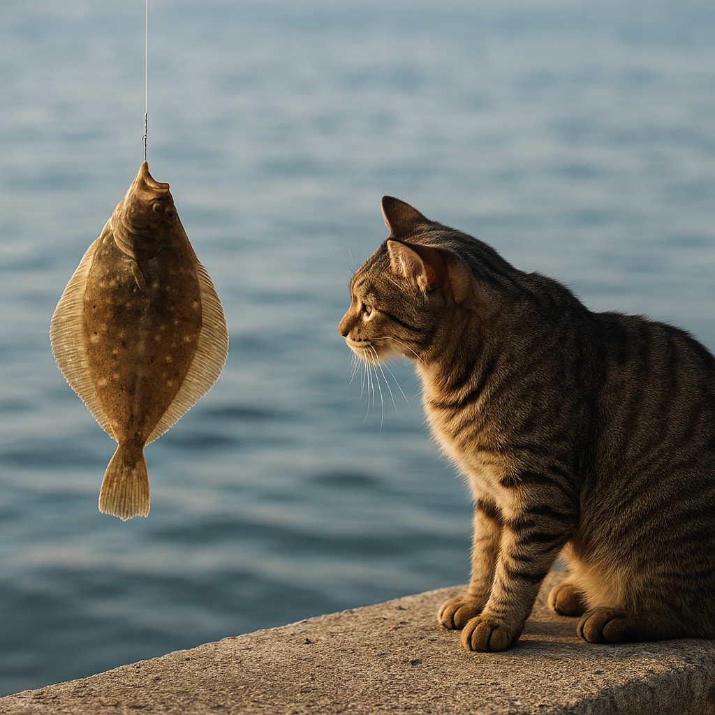 どうしてカレイ釣りで猫が集まる現象が起きるの?