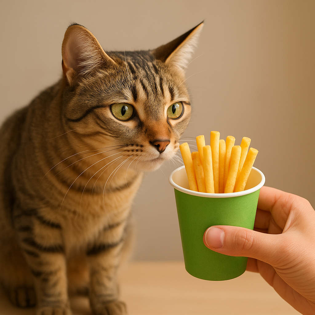 猫にじゃがりこは食べさせてもいいの?