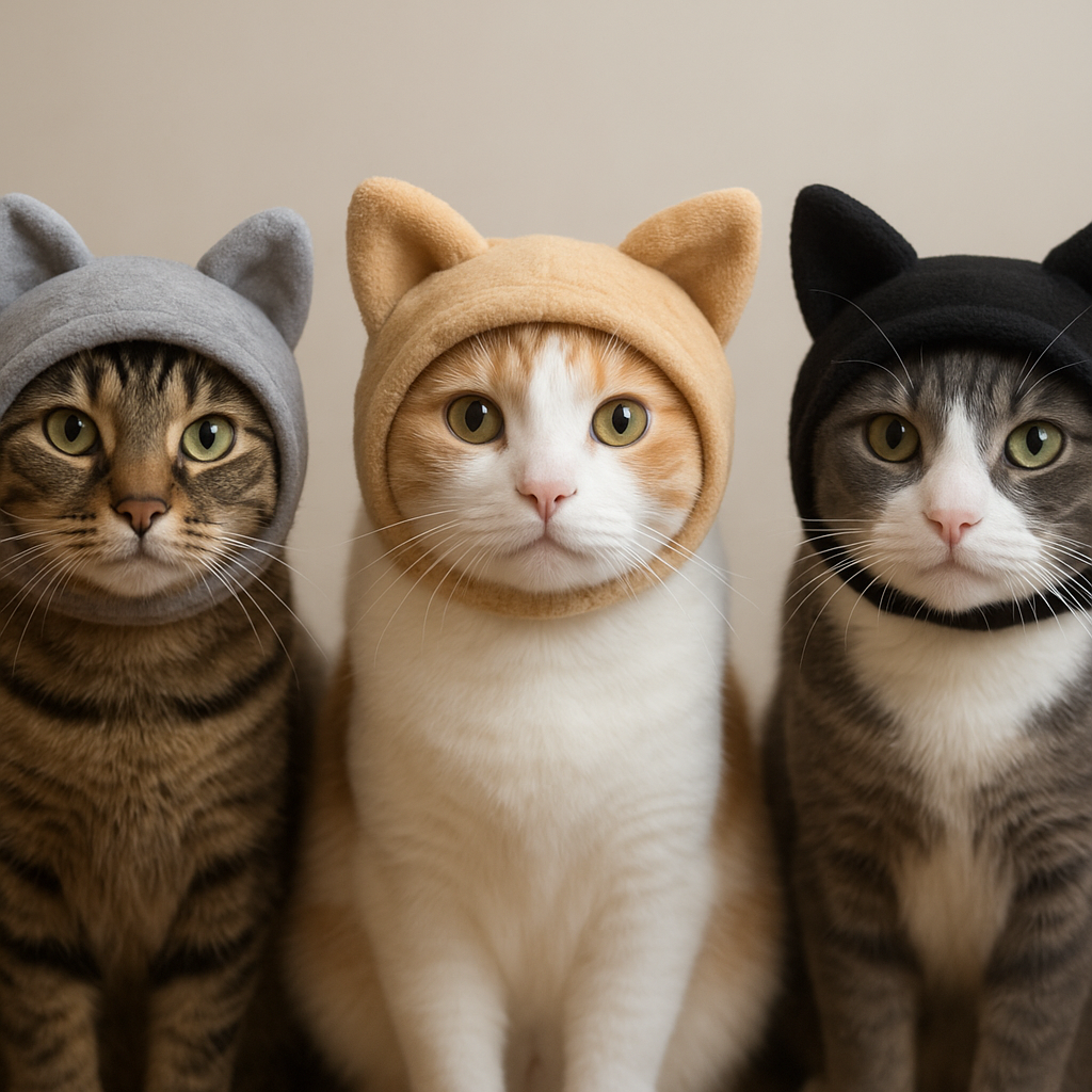 愛猫に試してみたい！おすすめの被り物スタイル３選