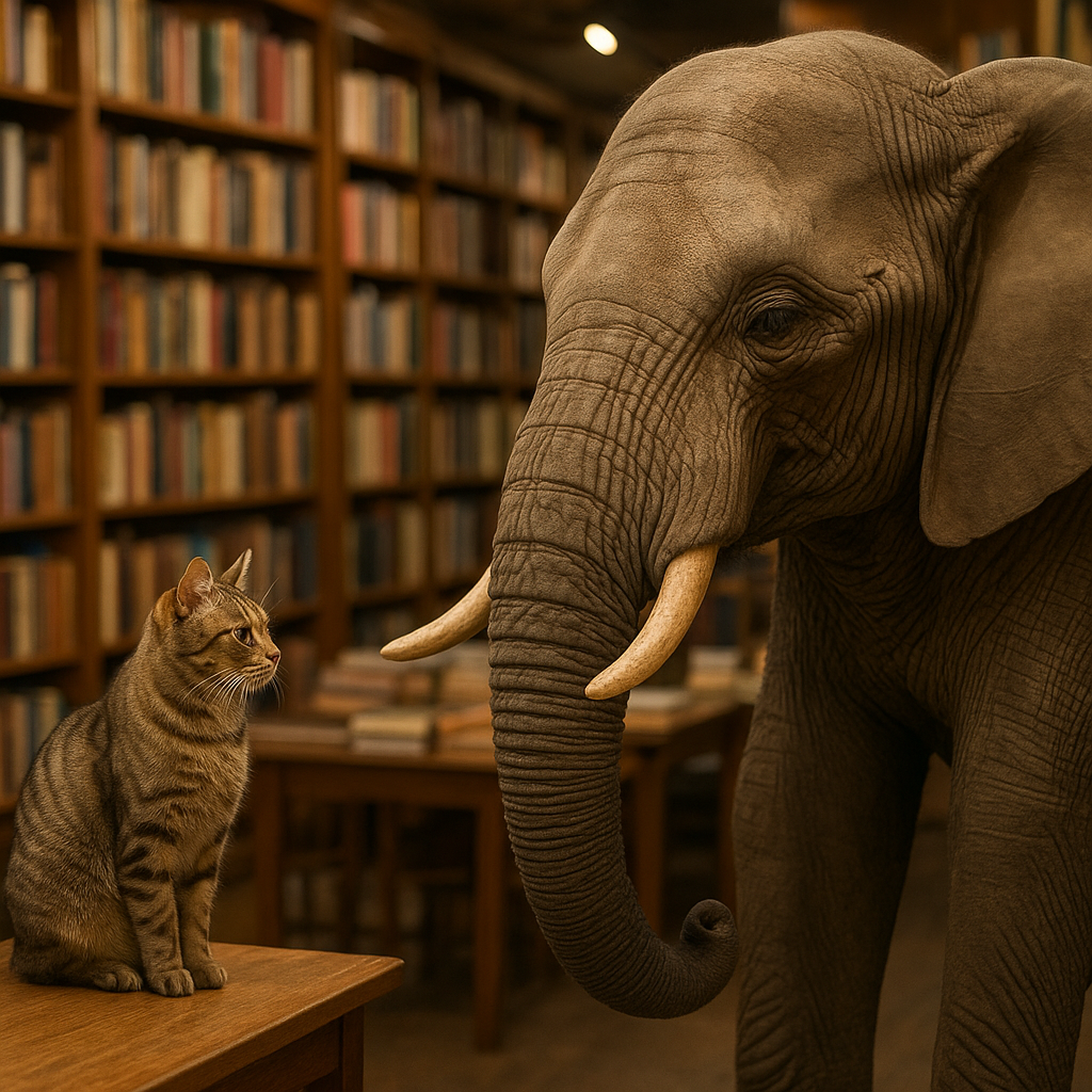 「猫」と「象」と「書店」をつなぐ3つの素敵な関係