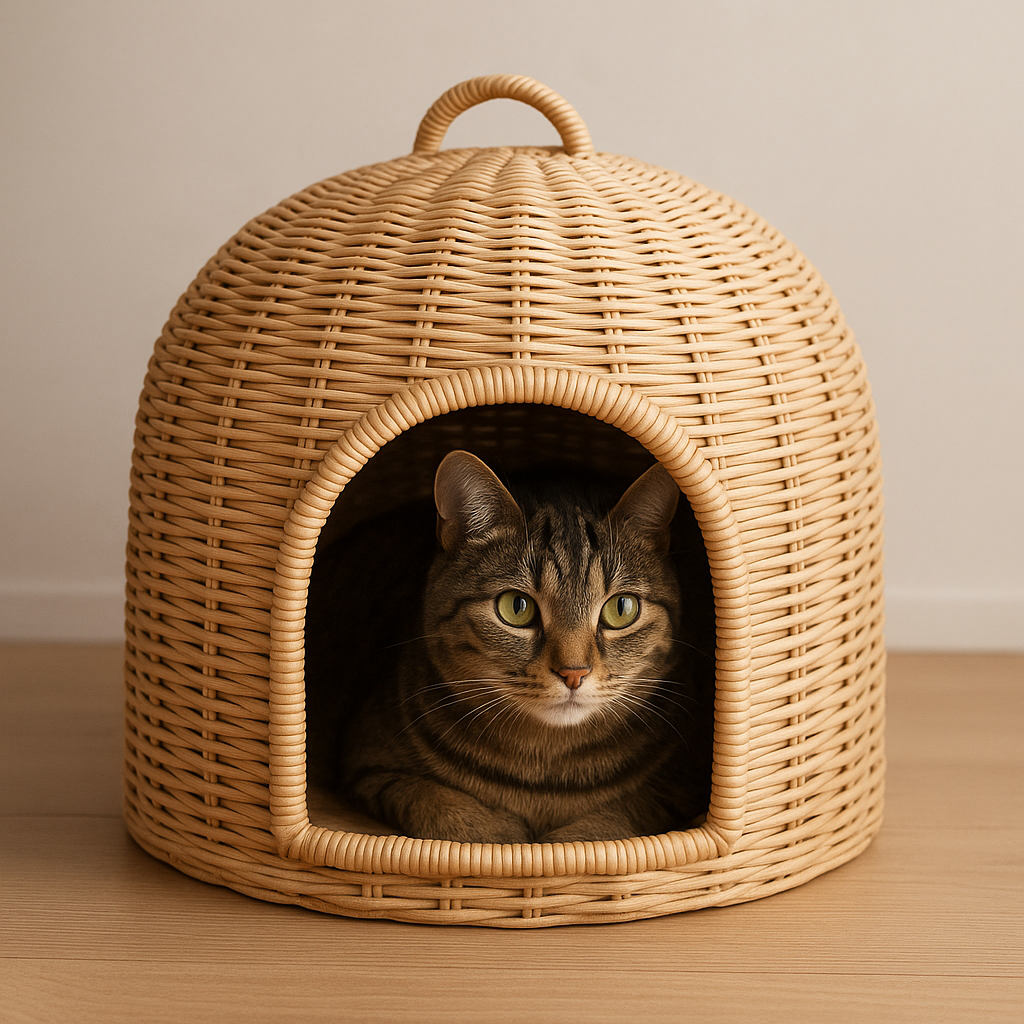 「猫 やぐら」はドーム型の猫用ハウスのこと