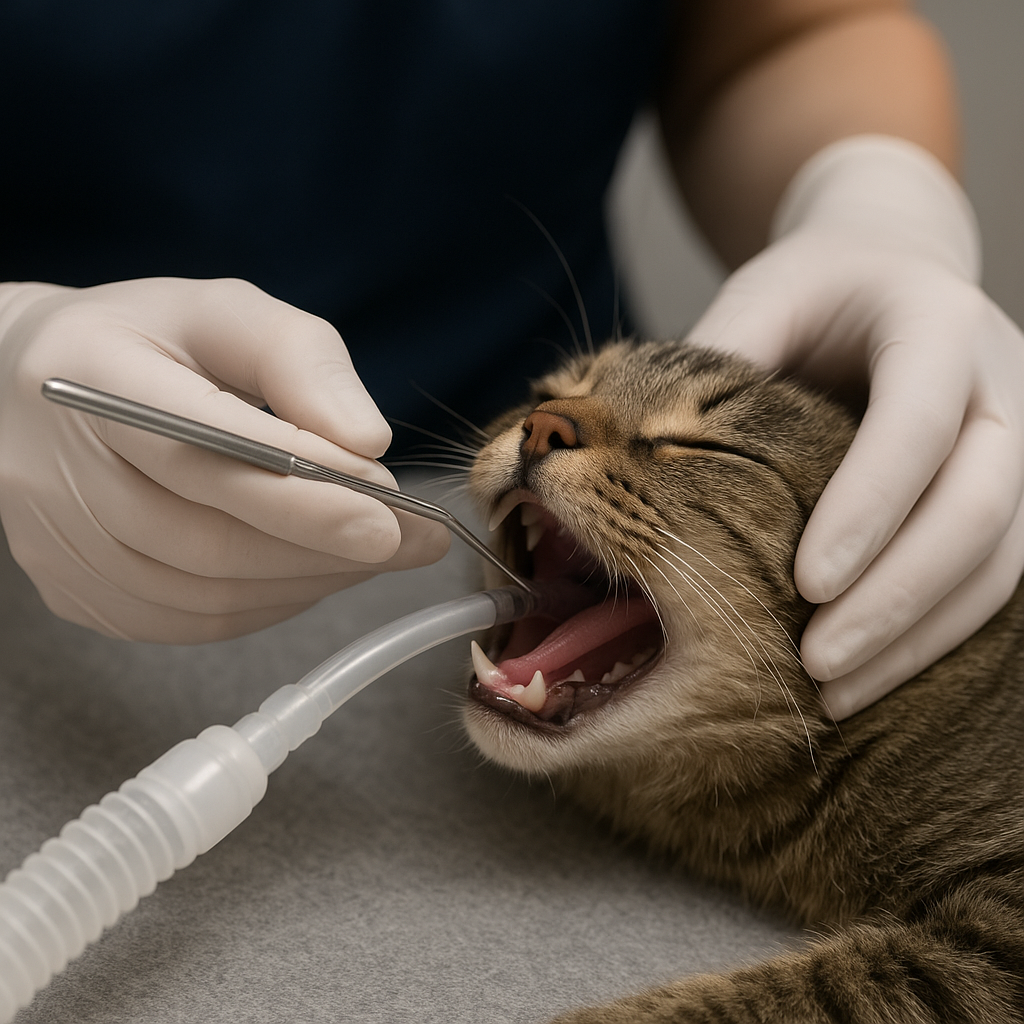 猫の抜歯後に死亡する確率は極めて低く、手術を避けるリスクも考えたいですね