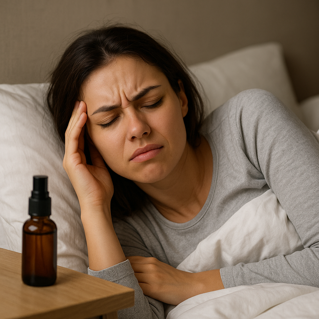 寝香水には睡眠を妨げるリスクもあります