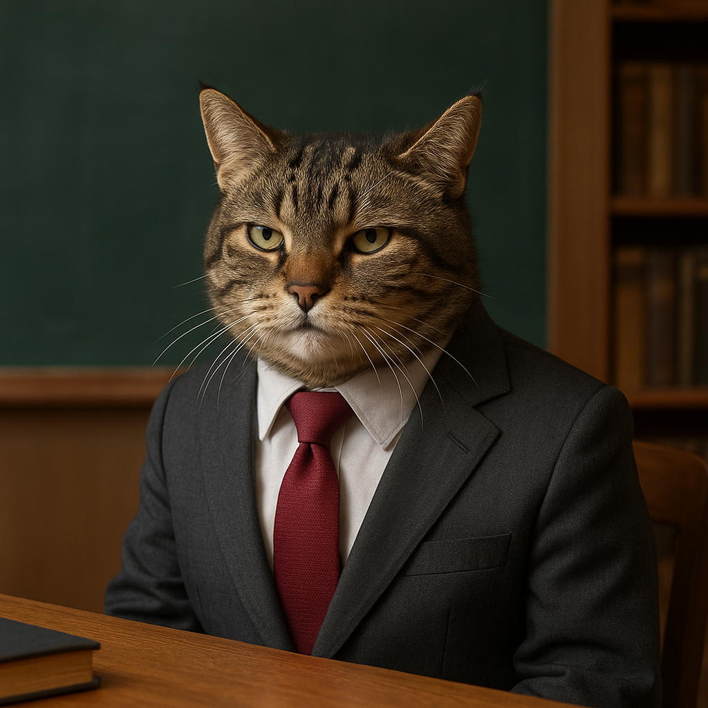 猫組長さんの出身大学は非公開となっています