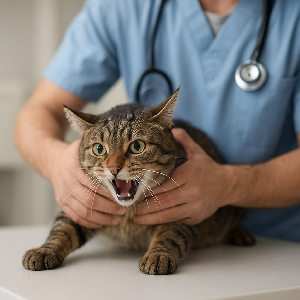 なぜ猫ちゃんは病院に行くときに激しく暴れてしまうの?
