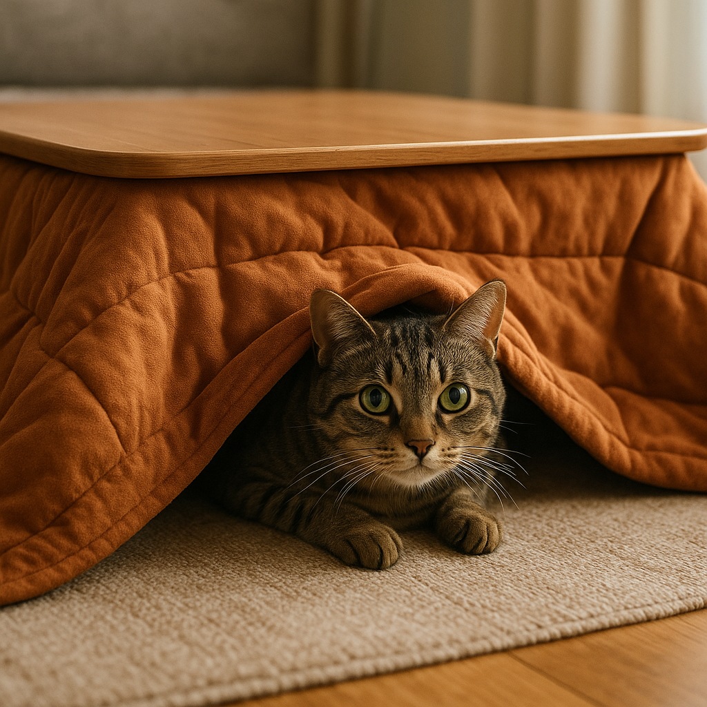 こたつに潜む5つのリスクと、注意したい猫ちゃんの特徴