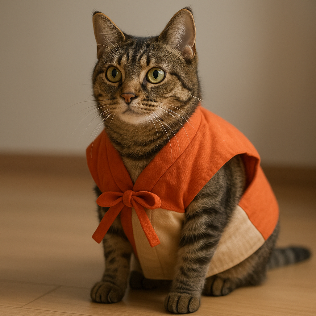 猫用ちゃんちゃんこは実用的な防寒と可愛い撮影にぴったりです